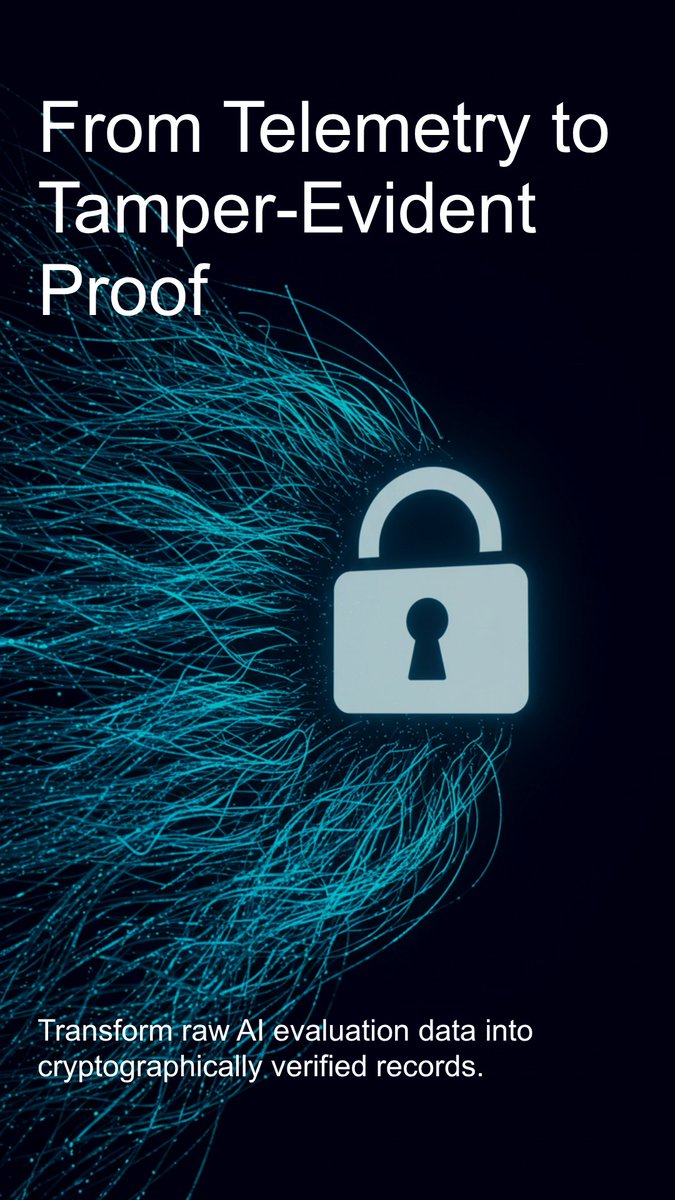 EvalOpsDev's tweet image. Got tired of customers asking &apos;how do I know your eval results are real?&apos; Fair question. So we made them mathematically provable.