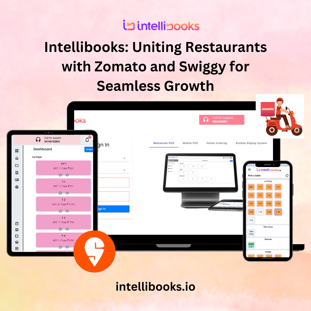 BooksIntelli's tweet image. Visit intellibooks.io for effortless restaurant management and smooth online delivery operations! Intellibooks connects your restaurant with Zomato and Swiggy, synchronizing menus, orders, and inventory in real time. 

#Intellibooks #ZomatoIntegration #SwiggyIntegration