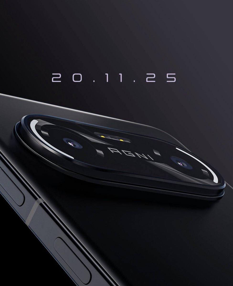 TechvishalVSB's tweet image. LAVA AGNI 4 5G 🔥launching on 20th Nov 2025 🇮🇳

Looks solid with Aluminium Frame
Powerful Processor 

And those antenna lines on the metal frame… 🔥

#LavaAgni4 #MadeInIndia #Agni4 #LavaMobiles #ProudlyIndian @LavaMobile