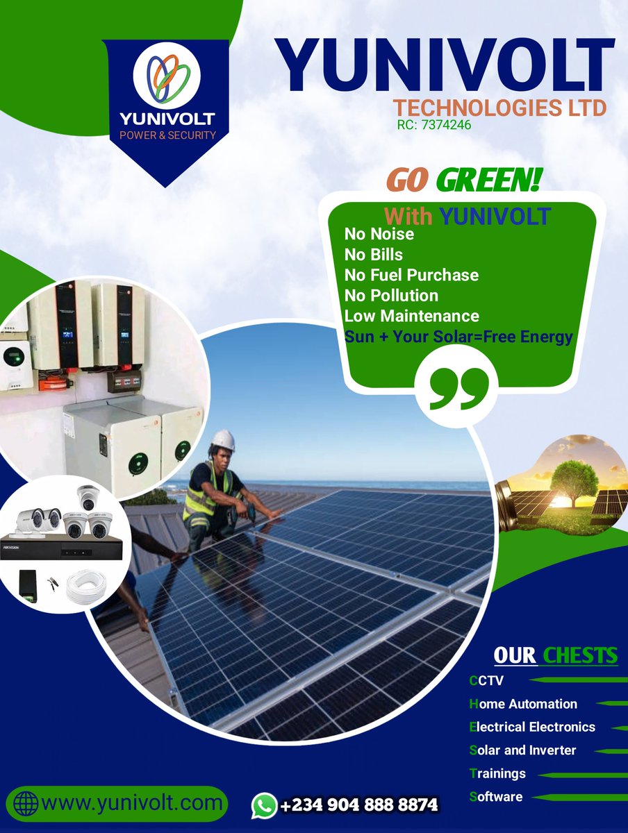 YuniVoltTech's tweet image. Light up the dark, lock out the danger. 
Your light. Your safety. Our mission.

#InnovateNaija 

 #NASENIImpact