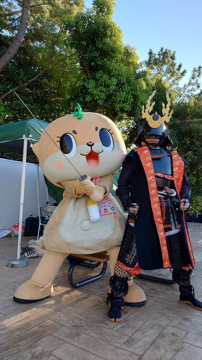 演奏前のツーショット
#和装侍系音楽集団MYST．
#ちぃたん 
#シーパラダイス