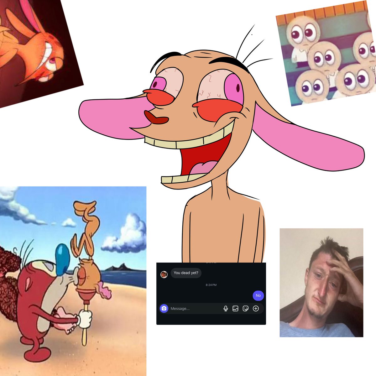 sivixie1's tweet image. the children yearn for the Ren and Stimpy art style #Nickelodeon #RenandStimpy