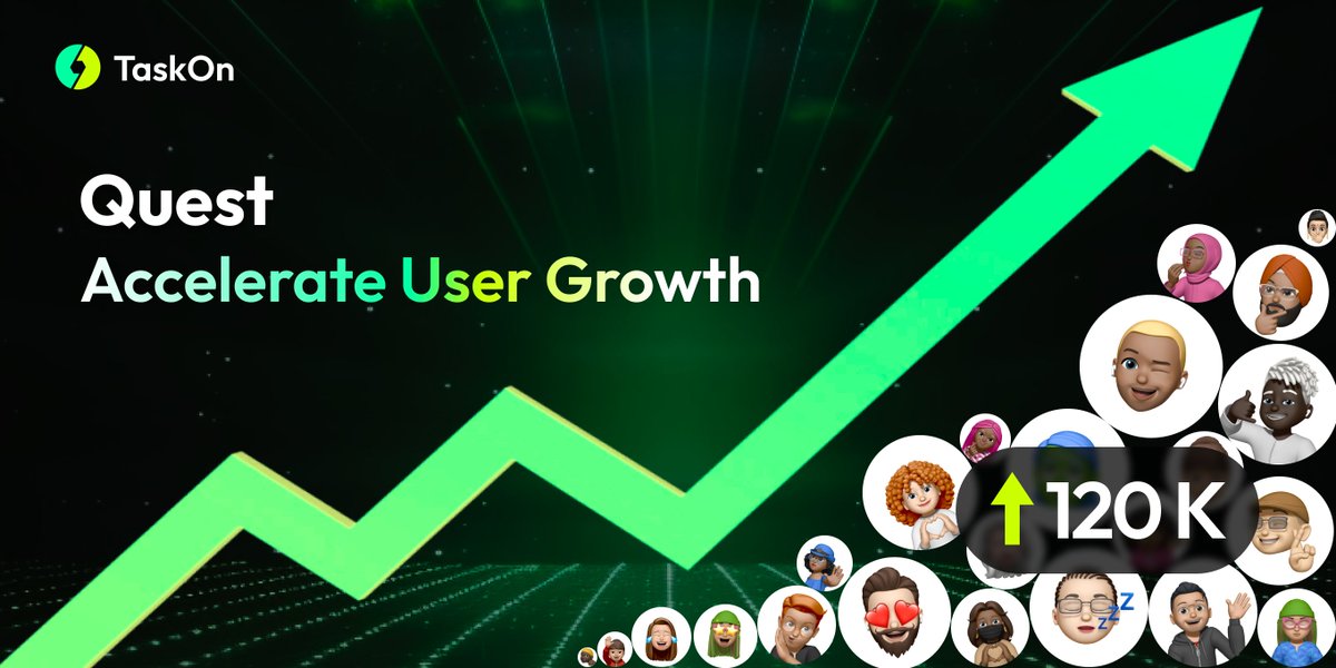 taskonxyz's tweet image. 🚀 Grow your Web3 project with the power of community!

Tap into TaskOn’s 12M+ users and accelerate your user growth through viral quests, gamified engagement, and on-chain proof of activity.

📈 120K+ new users joined recent campaigns — yours could be next.

👉 Start your quest…