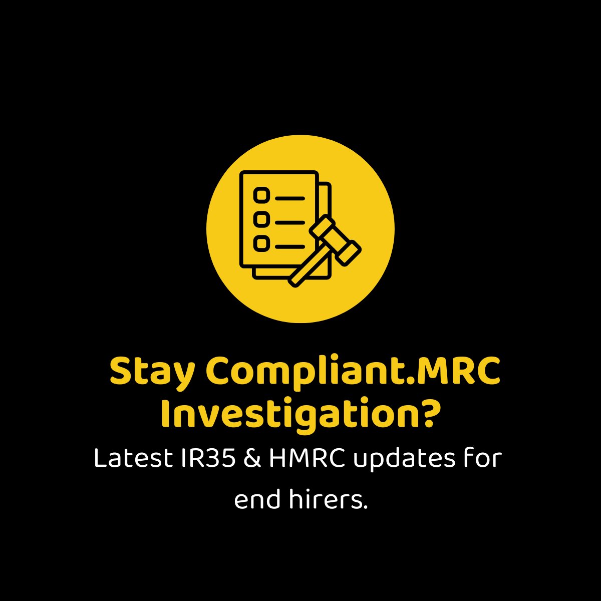 Stay ahead of compliance changes 📢

Get the latest IR35 &amp; HMRC news here 👉 hubs.ly/Q03Nfh1r0
