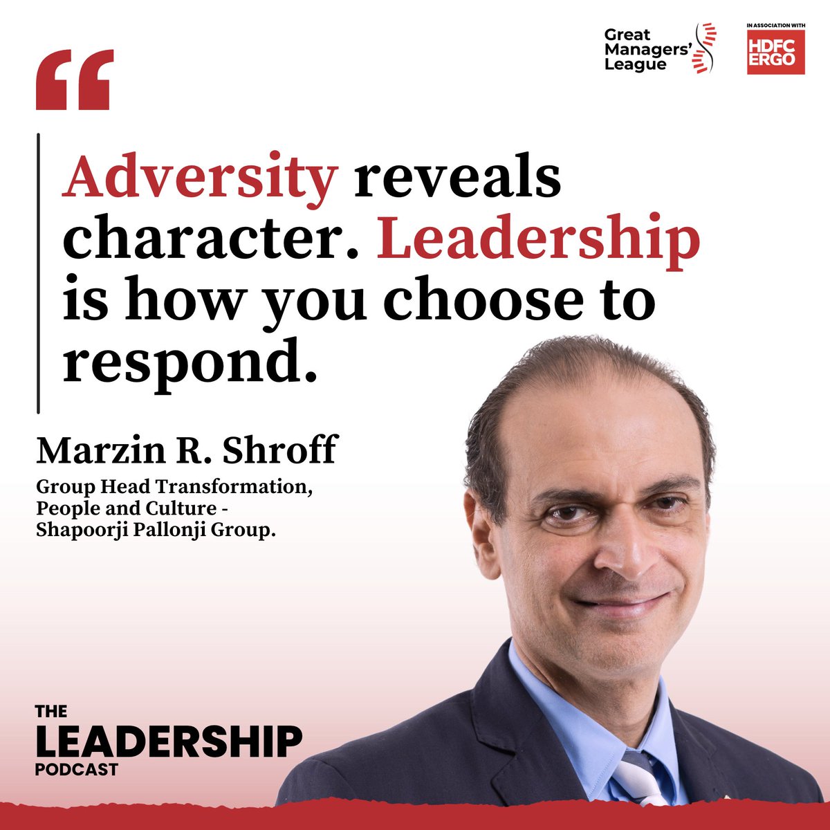 Marzin R. Shroff shares how resilience and purpose shaped his leadership journey—both in business and in life.

Watch the full episode: youtu.be/MgFl-TAx0ZI

#TheLeadershipPodcast #GreatManagersLeague #MarzinShroff #Leadership #Resilience #PeopleFirst #PurposeDrivenLeadership
