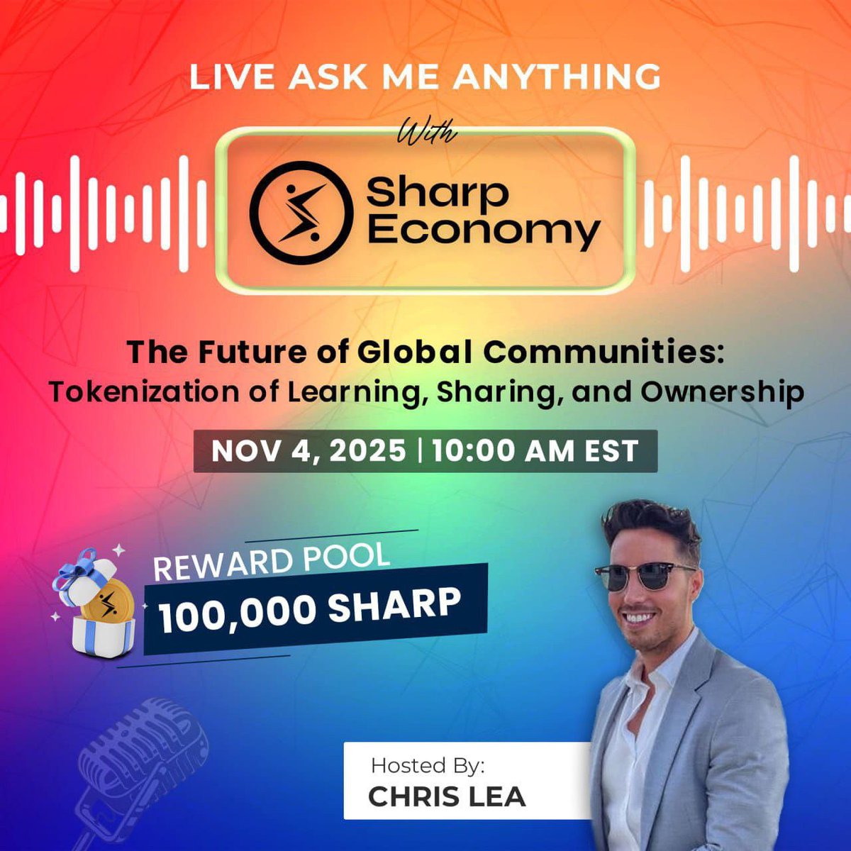 rohitt020's tweet image. I’m in for the AMA with @SharpEconomy &amp;amp; @chrisleao!

Talking tokenization, learning, and the power of communities.

💎 Reward pool: 100,000 $SHARP
📅 Nov 4 | 10 AM EST

Are you joining? 👉 x.com/i/spaces/1BdxY…

#SharpEconomy #SHARP #SharpToken $SHARP #CryptoMarket #Crypto