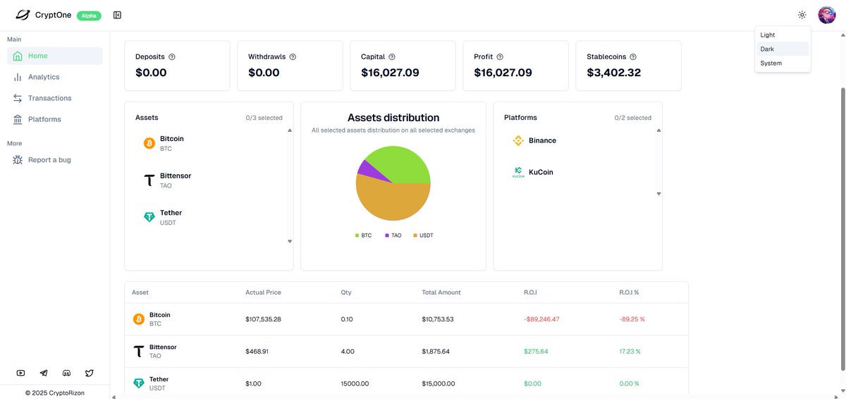 CryptoRizon's tweet image. Testez notre WebApp en avant première💪🏽🚀

Notre WebApp dort un peu en ce moment…
Alors on compte sur vous pour lui redonner vie ! 🔥

👉 Testez-la en avant-première et donnez-nous votre avis : ce que vous aimez, ce qui manque, ce qu’on pourrait améliorer.

Ça vous prendra à…