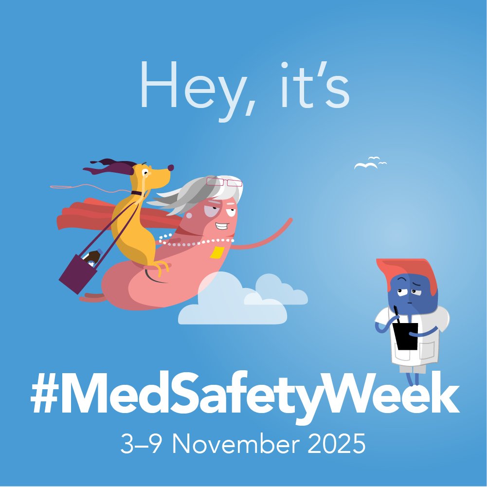 #MedSafetyWeek starts today!
Medicines safety starts with you and me. Whether you're a patient, healthcare professional, regulatory agency, or pharmaceutical company, we all have the power to make medicines safer. Be a #MedSafetyHero and report suspected side effects.