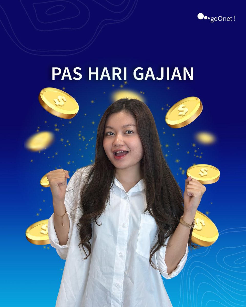 geonet_media's tweet image. Awal bulan = semangat baru! 🌞
Bagi yang sudah gajian, selamat menikmati hasil kerja keras.
Bagi yang belum, tetap semangat — energi positif selalu jadi modal utama 💪

#Geonet #solutionprovider
