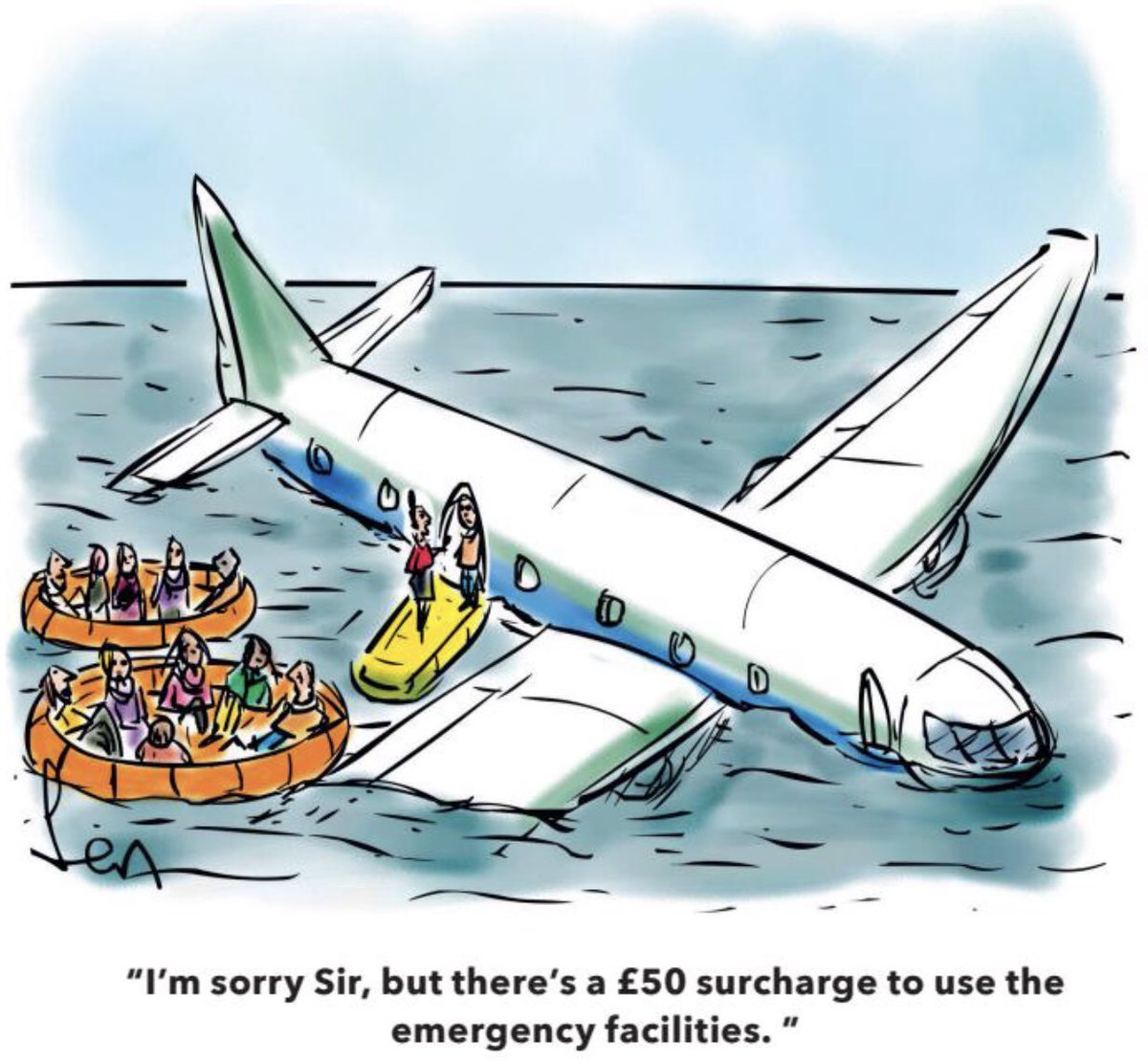 Len notes, the extra charges that make flying expensive.