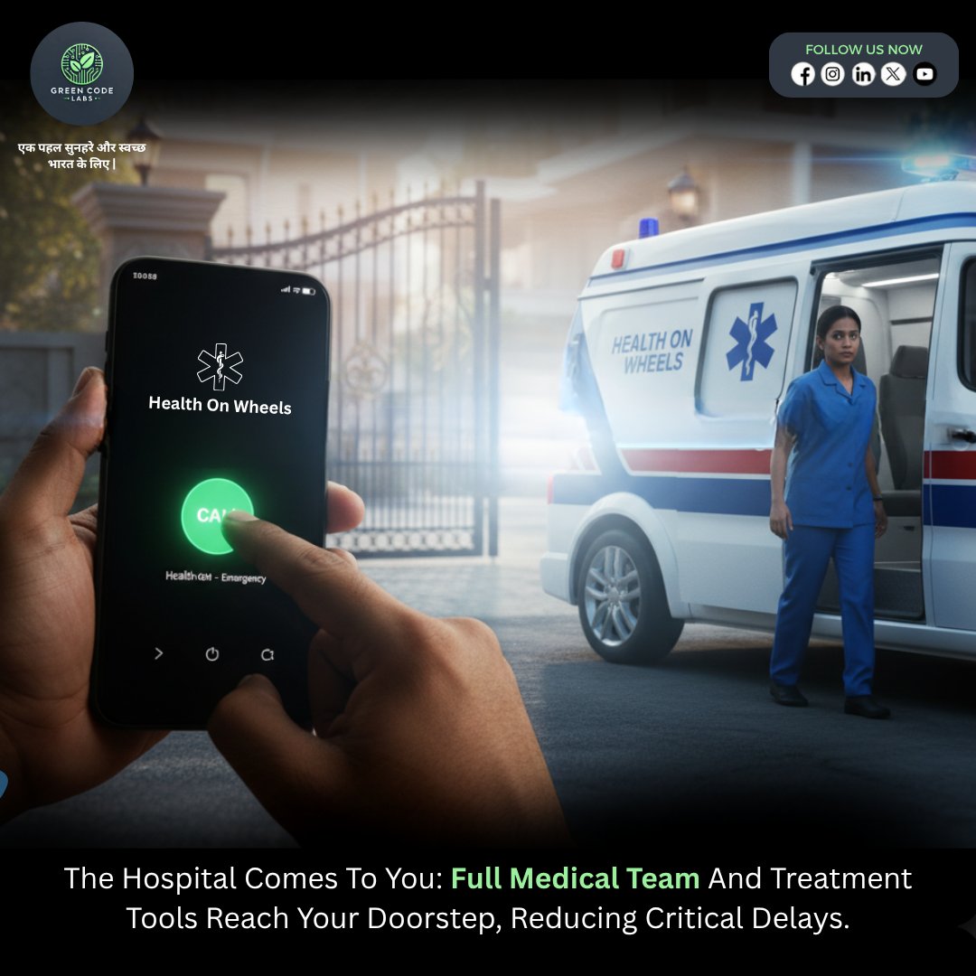 greencodelabs's tweet image. Don&apos;t Waste A Second! Our Full Medical Team And Tools Come To You, Eliminating Critical Delays. Green Code Labs—Emergency Healthcare Redefined. 
#GreenCodeLabs #MobileICU #HospitalAtHome #EmergencyResponse #CriticalCare