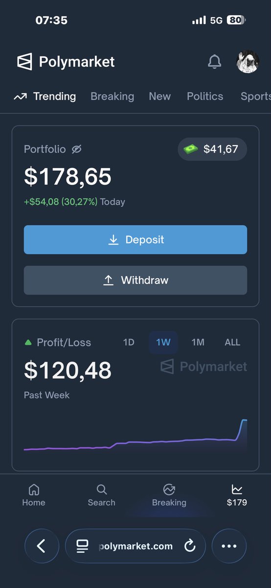 realavoid7's tweet image. Update on my 50 to 500 $ Journey
Public adress: 0x4ac6d94c0324b412e5d83cb2876196b4be5b9741