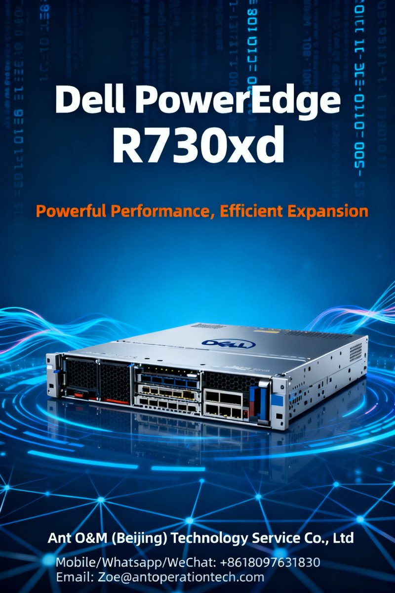 antom_tech's tweet image. Need a server that crushes heavy workloads—from entry-level HPC to large-scale virtualization, medical data processing to industrial analytics? The Dell PowerEdge R730xd is your ultimate solution.
#dell #servers #itsolution #highperformance #ITdevice