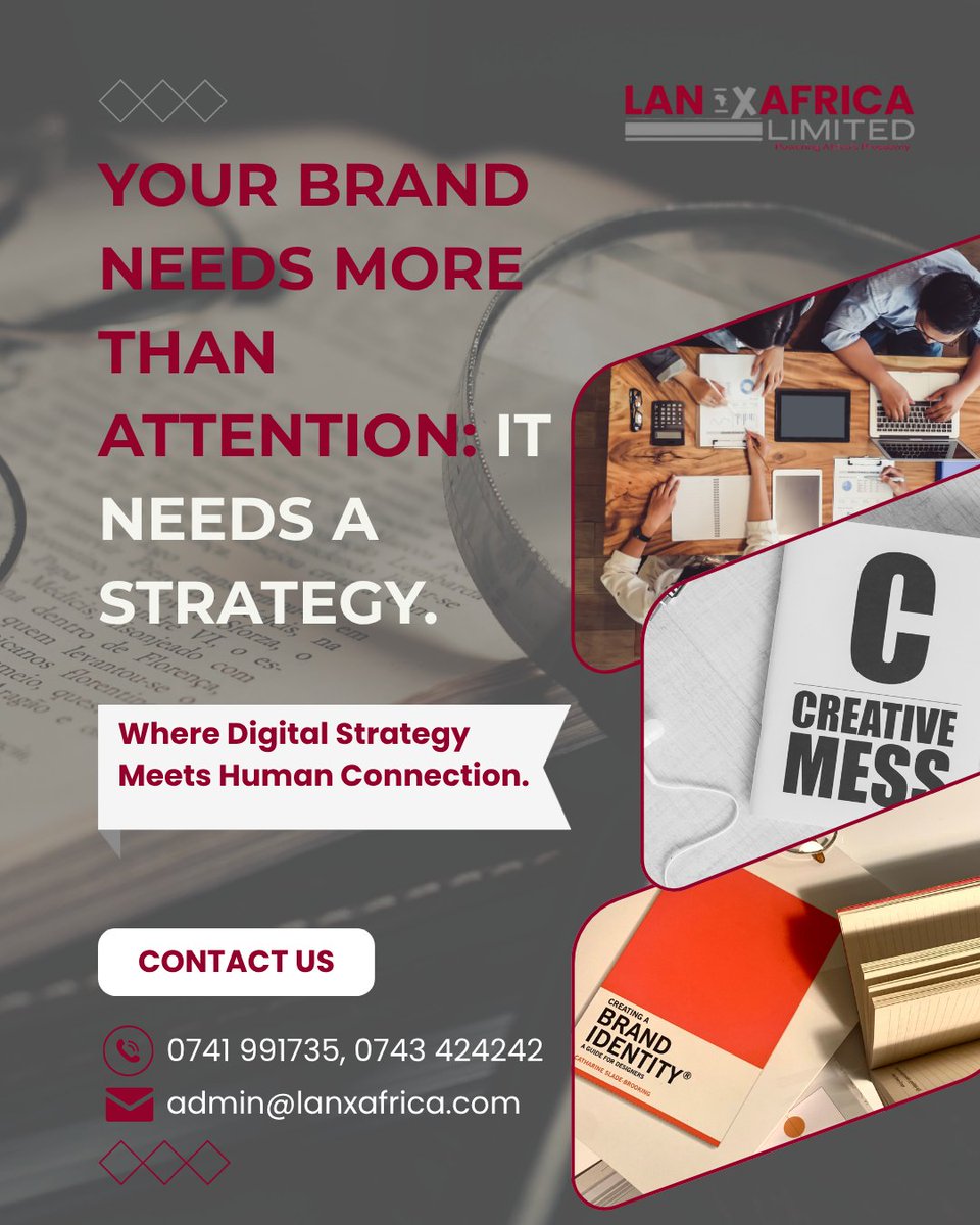 LanxAfrica's tweet image. Kenyan politics but make it marketing 👀
Your brand is a campaign. Customers = voters.
A viral post = rally.
But loyalty? That’s built with trust + consistent value.
That’s where creativity meets conversion 🚀
#DigitalMarketing #BrandStrategy #KenyaBiz #ContentMarketing