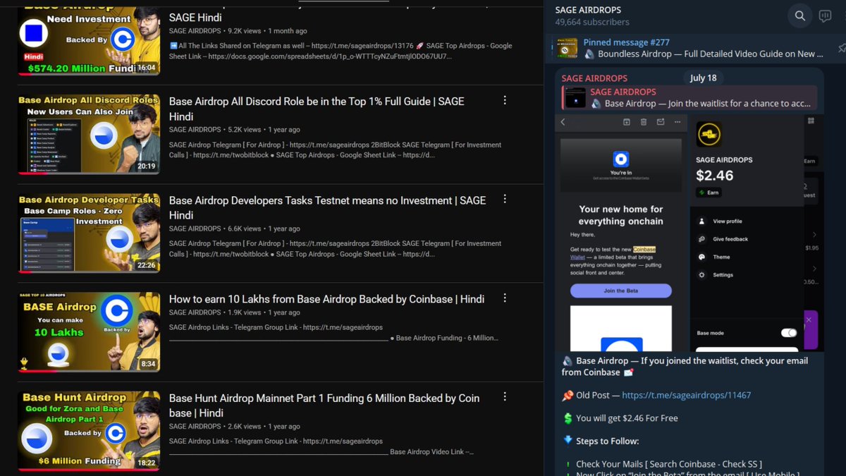 cryptoimsny2's tweet image. 📢 Hello @Base Team,

I’ve been supporting Base since its early testnet days in 2023 created over 6 YouTube videos, shared 100+ updates on Telegram, and my community has been part of this journey from the very beginning. Many of them also earned multiple roles in the Base…