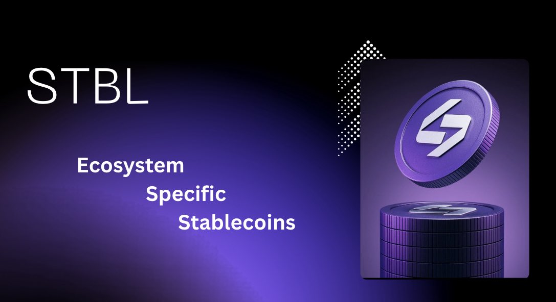🚨 $STBL ESS PARTNERSHIPS INCOMING 🚀

ESS = Ecosystem Specific Stablecoins 

Large organizations, cities, states or governments can launch their own mini economies &amp; create their own currency.

Each ecosystem will control their own issuance, reserve &amp; yield management