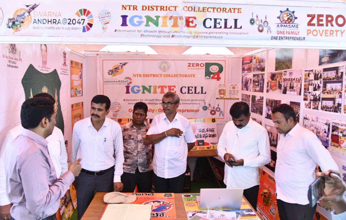 Collectorntr's tweet photo. Date  : 03 Nov, 2025
Place : Collectorate, NTR District

NTR District Collector Dr. G. Lakshmisha IAS, visited #IgniteCell, setup by Elite Anti-Narcotics Group for Law Enforcement #EAGLE Team to strengthen intelligence-sharing, community awareness to curb #DrugAbuse and ensure a safer #DrugFreeSociety, promoting the vision of #NashaMuktBharat through massive #YouthAwareness.

Officers attended : Circle Inspector, Sub-Inspector, EAGLE Police & Others

#NTRDistrict #AntiNarcotics #PublicSafety #LawEnforcement #SayNoToDrugs #Call1972 #SafeCommunities #HealthyFuture #GoodGovernance