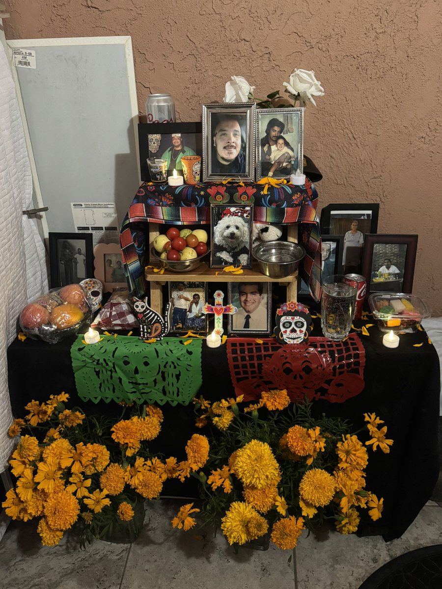 Dia De Los Muertos event today at the cemetery. We spent time with my brother, listened to Metallica, shared stories about him, had fun walking around, and enjoyed the live music. 🖤💜 #DiaDeMuertos #DiaDeLosMuertos #InglewoodParkCemetery #GoneButNotForgotten