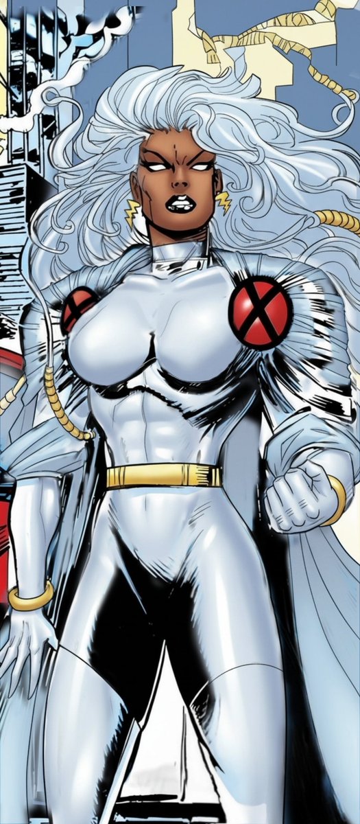 _x_matheus's tweet image. Storm X-Men Marvel 90&apos;s costume Tempestade Tormenta