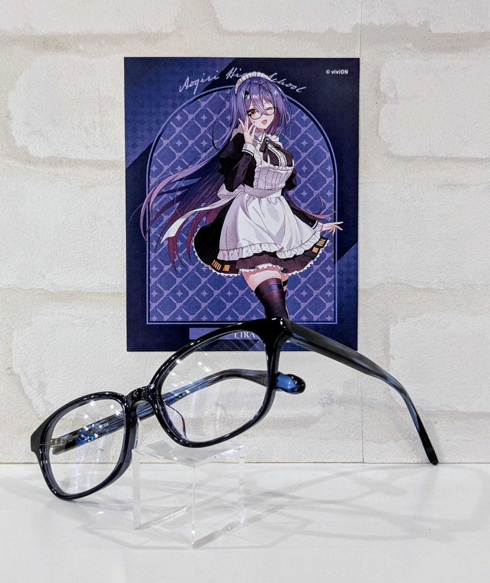 あおぎり高校 × 執事眼鏡eyemirror】 本日より『あおぎり高校』音霊魂