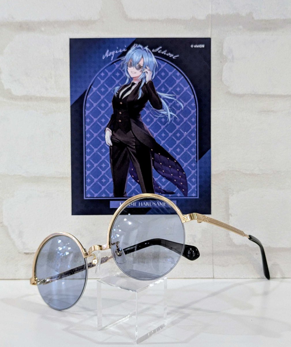 【あおぎり高校 × 執事眼鏡eyemirror】
本日より『あおぎり高校』音霊魂子さん、エトラさん、春雨麗女さん のコラボレーション眼鏡の販売を開始いたします。
店頭にてご試着も可能ですので、ぜひご来店ください！

＃あおぎり高校

各モデル￥16,500(税込)
eyemirror.jp/aogirihighscho…