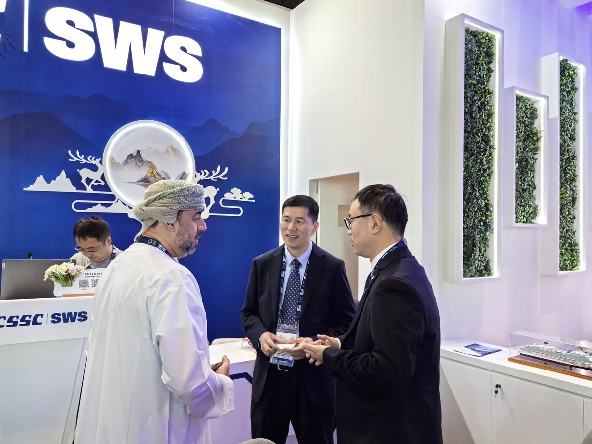 CSSC_SWS's tweet image. We&apos;re excited to welcome you to Booth 16124 at ADIPEC Exhibition and Conference, where SWS is showcasing cutting-edge marine and offshore innovations, including the SJ400 jack-up rig and our breakthrough Type B tank, and wind-assisted Aframax tanker. Our sessions begin today!