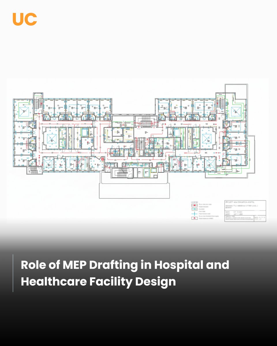 uniquescadd's tweet image. MEP drafting services for healthcare facility design brings accuracy, safety for patients and efficiency that contributes to the #construction project success. 🏛️

🏗️ Look further in detail about the role of #MEP #drafting in healthcare facilities.

➡️ bit.ly/4oUcNDc