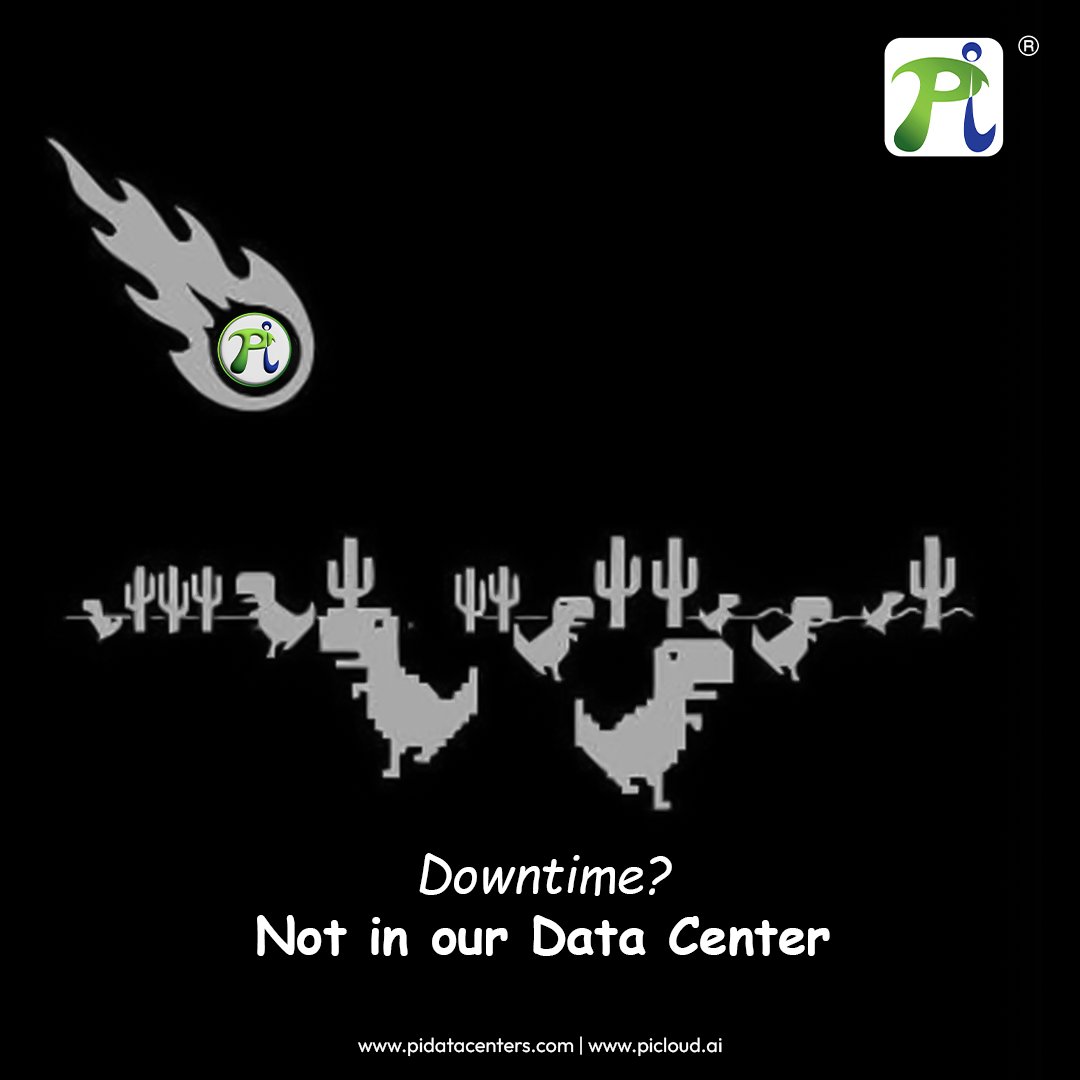 Pi_DATACENTERS's tweet image. While others engage in the dino game during their breaks, our clients are never in that position!

At Pi, we ensure your business operates seamlessly with 99.995% uptime, robust colocation infrastructure, and continuous cloud solutions. 

#PiDatacenters #Colocation #Cloud