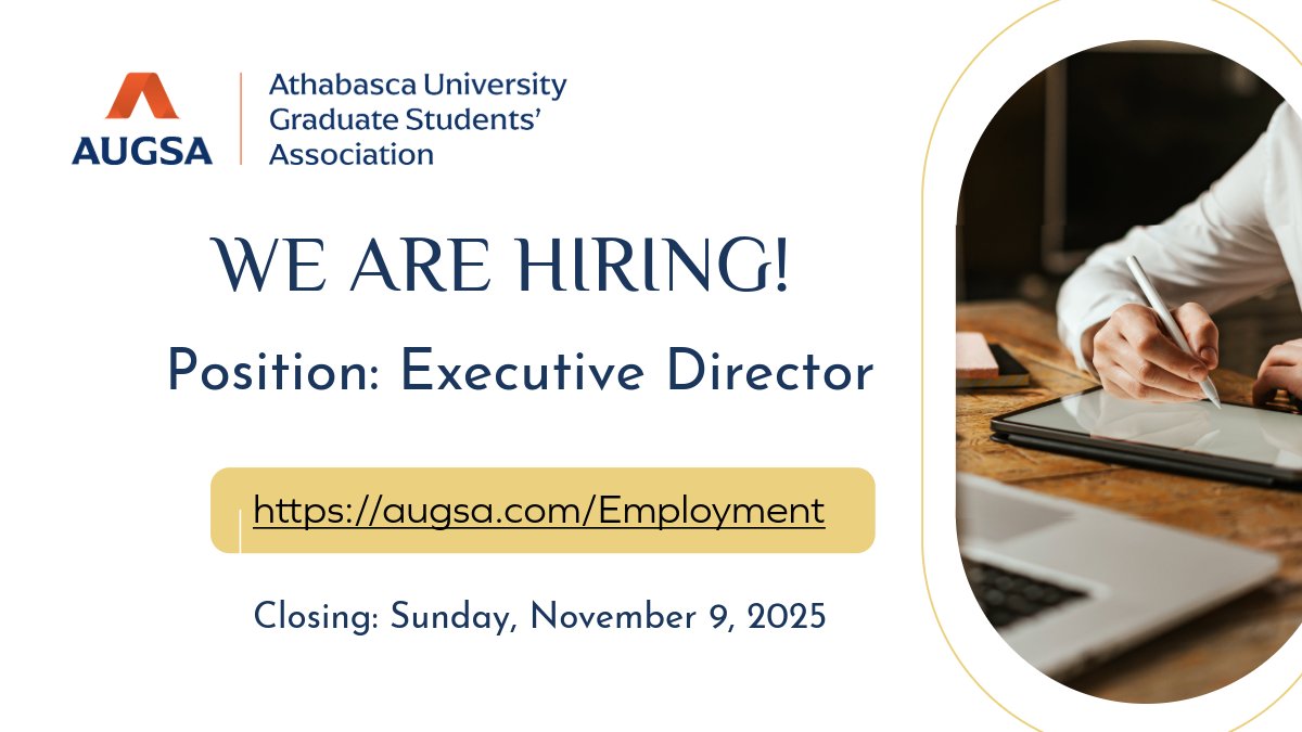 Athabasca University Graduate Students Association (@augsa) on Twitter photo 