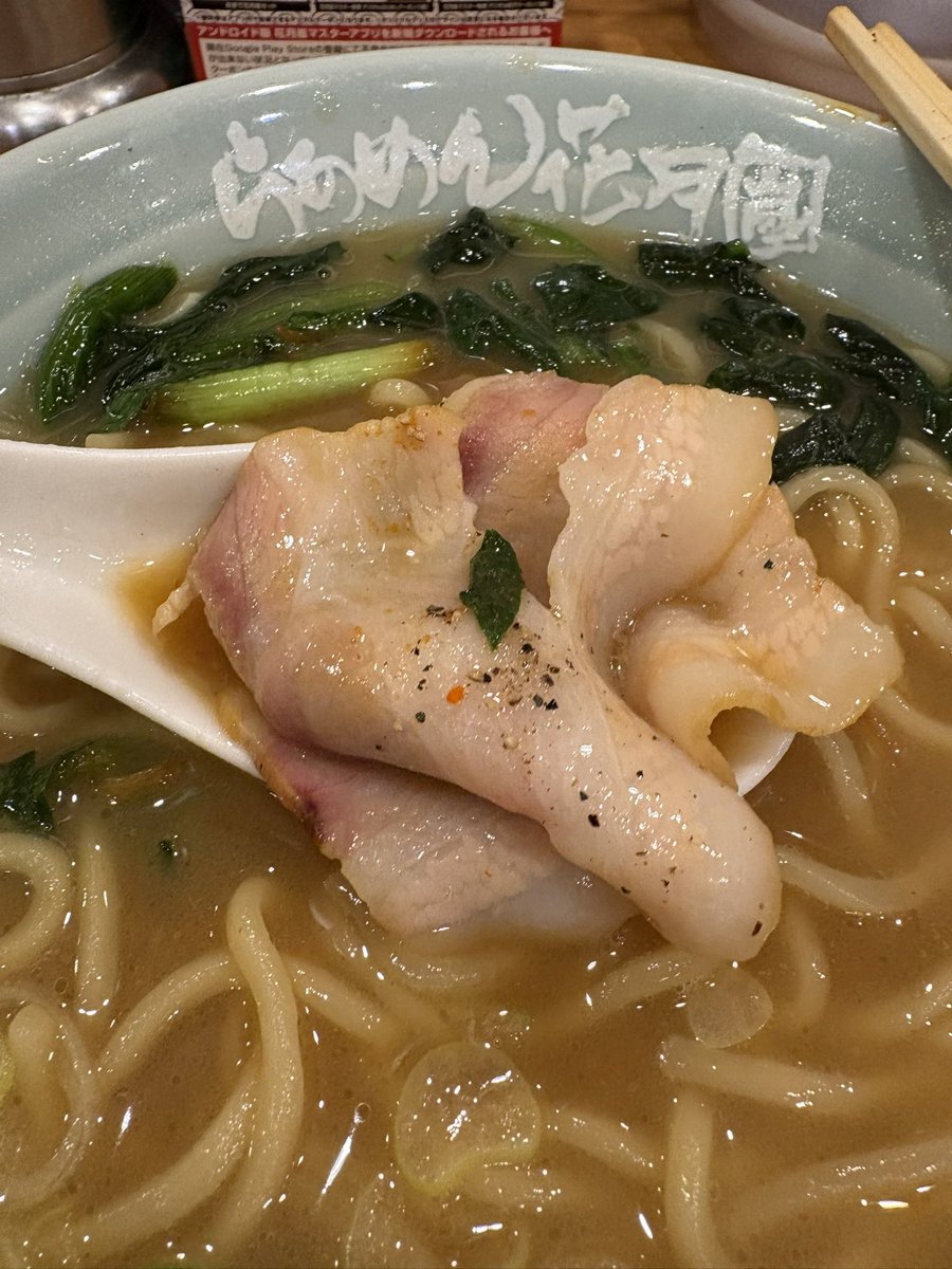 sekai_no_tkc's tweet image. 🐍•花月嵐🍜
🐍•平塚北口店🏠
🐍•藤崎家🍜

時々食べたくなるこのラーメン🍜花月嵐風の家系スープにこの激辛壺ニラがバッチ具ー👍結構辛いし味も濃くなってめっちゃ美味い😋✨
壺ニラ持ち歩きたい🤔
麺も相性抜群でかなり好きです🥹

#花月嵐
#藤崎家
#激辛壺ニラ
#横浜家系