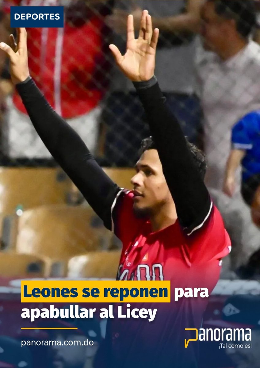 #panorama_deportivo
Leones se reponen para apabullar al Licey
#panorama #deportes #lidom #escogido #leones #licey #diazdeportivos #deportesvtv
#panorama_deportes
#beisbol #pelota
Para más informaciones visite,
wp.me/pf5FKO-5etX