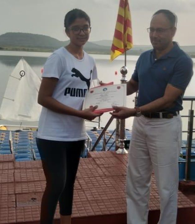 ia_awc's tweet image. Sailing to new heights! 🌊 80 children participated in the Children&apos;s Sailing Camp at Berchha #Watermanship Training Node, organised by #AWC. Hands-on experience in sailing, kayaking &amp;amp; paddle boating! Participants felicitated during closing ceremony @adgpi @artrac_ia #SailingCamp