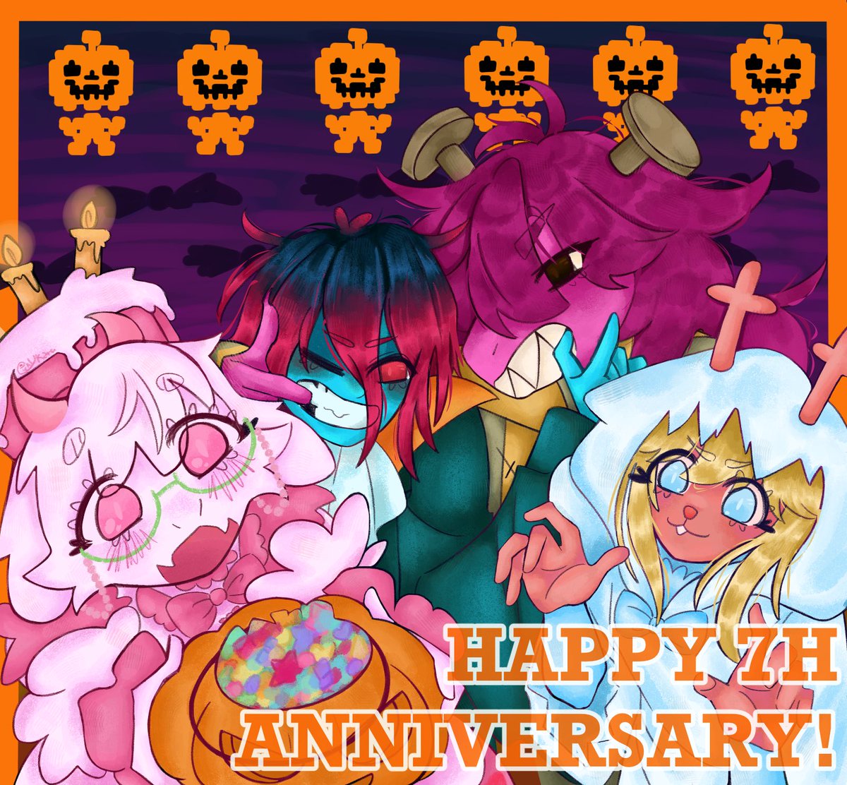 HAPPY (late) HALLOWEEN AND 7TH ANNIVERSARY MY DEAREST DELTARUNE!!
#DELTARUNE