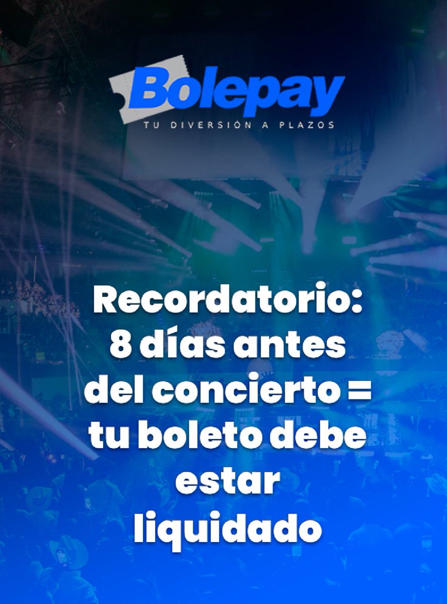 Recordatorio: #ConsejoBolepay