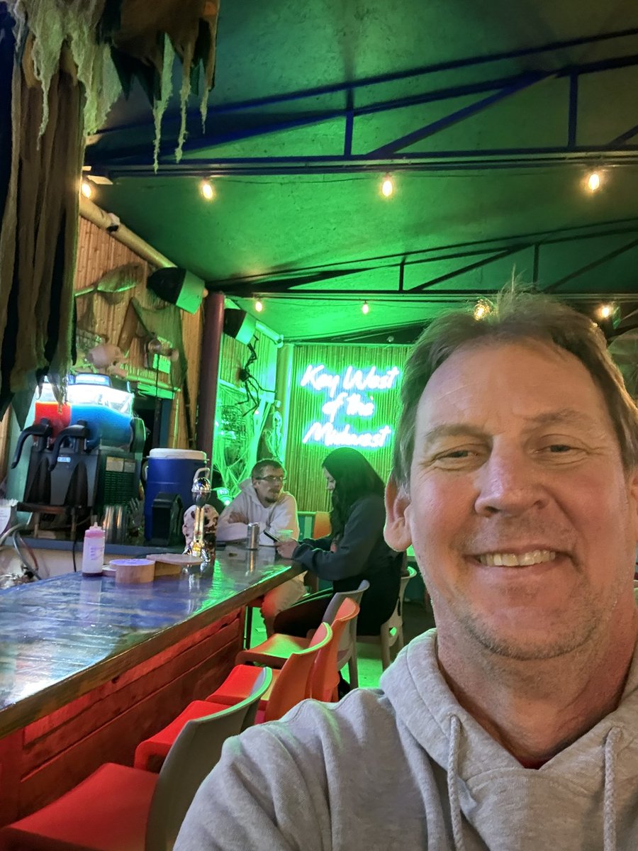 Making up for the Chiefs loss by drinking the bar dry for the last day they’re open this year.