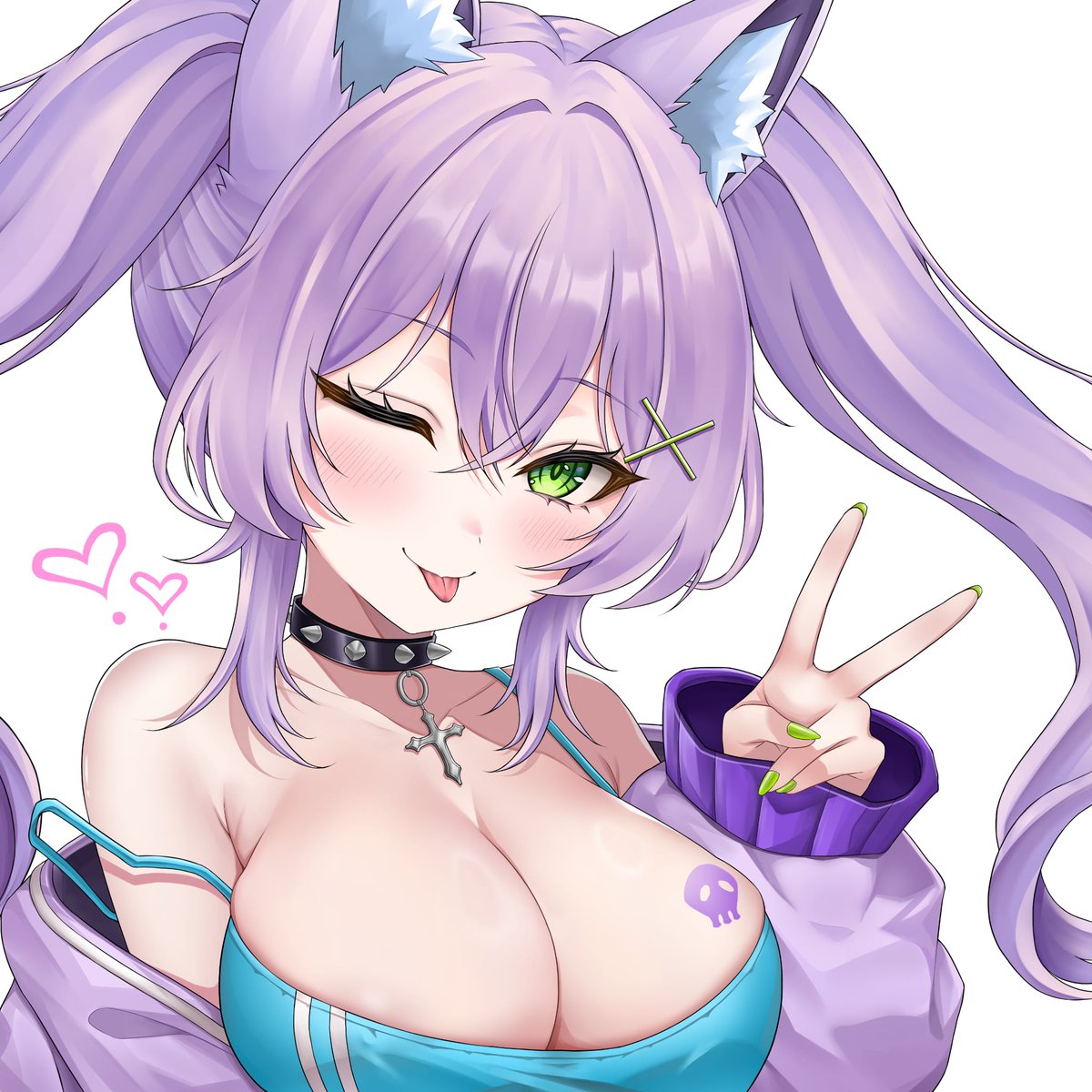 Stack016's tweet photo. Commissioned art!! 🩵🩷
•
•
#digitalart #Commission #foxgirl https://t.co/npMmUmrEoH