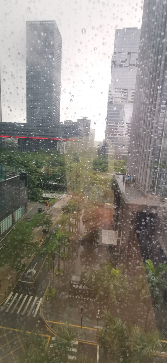 tekproom's tweet image. 自然が私たちに足を止め、この瞬間の静けさを楽しむようにと教えてくれています。🌧️🌆 #雨の日 #都市の風景