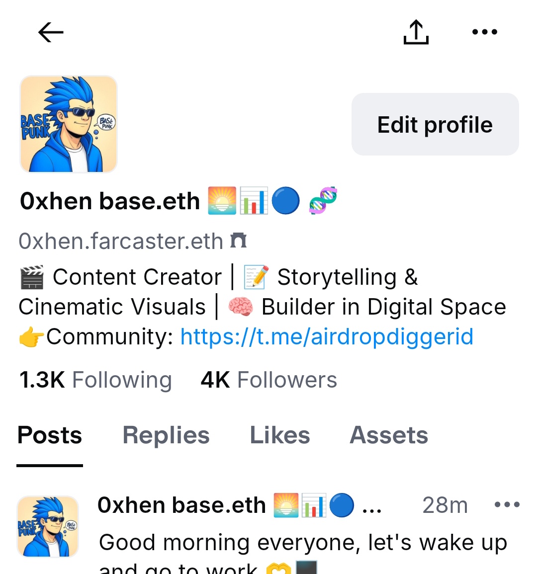 ZeroskateCP's tweet photo. 🚀Let's connect together on the base app.  @base @baseapp

👉 here: https://t.co/koriJZbjR4 

✅ Follow my account and I'll follow you back.👌

#Base #coinbase #baseapp #basewallet #web3 https://t.co/TOrYwamrJq