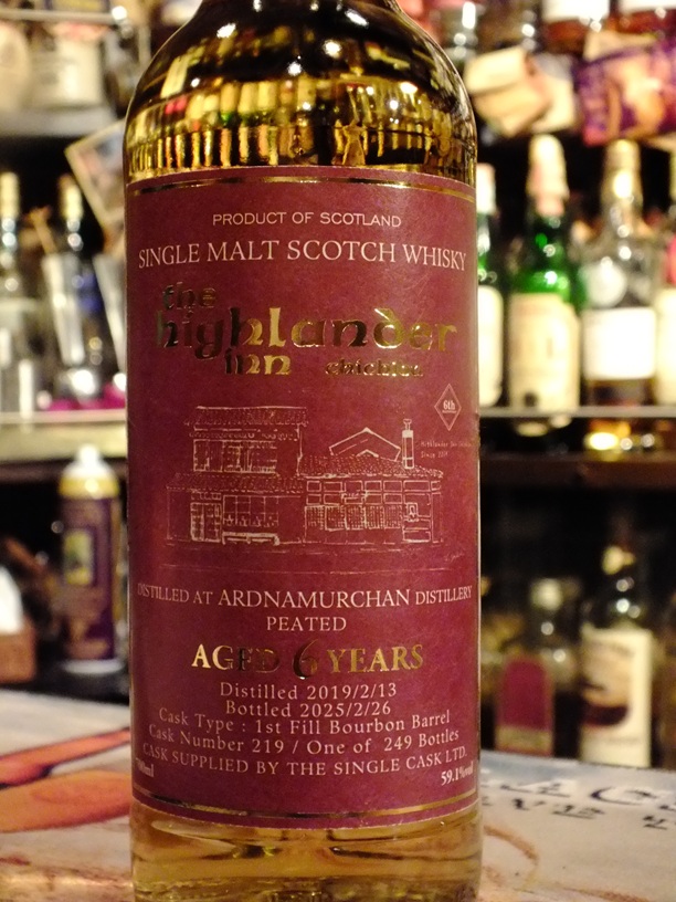 新入荷 #ウイスキー！

Highlander Inn 秩父 6周年記念ボトリング

#ARDNAMURUCHAN (Peated) 2019/6y.o 59.1%
ハーブの香りとピート。次第に柑橘果実とオイリーさ…

#西川口 #BAR #川口 #さいたま #埼玉 #戸田 #蕨 #バー #caskandstill #ワイン #リアルエール #whisky  #シングルモルト #カクテル
