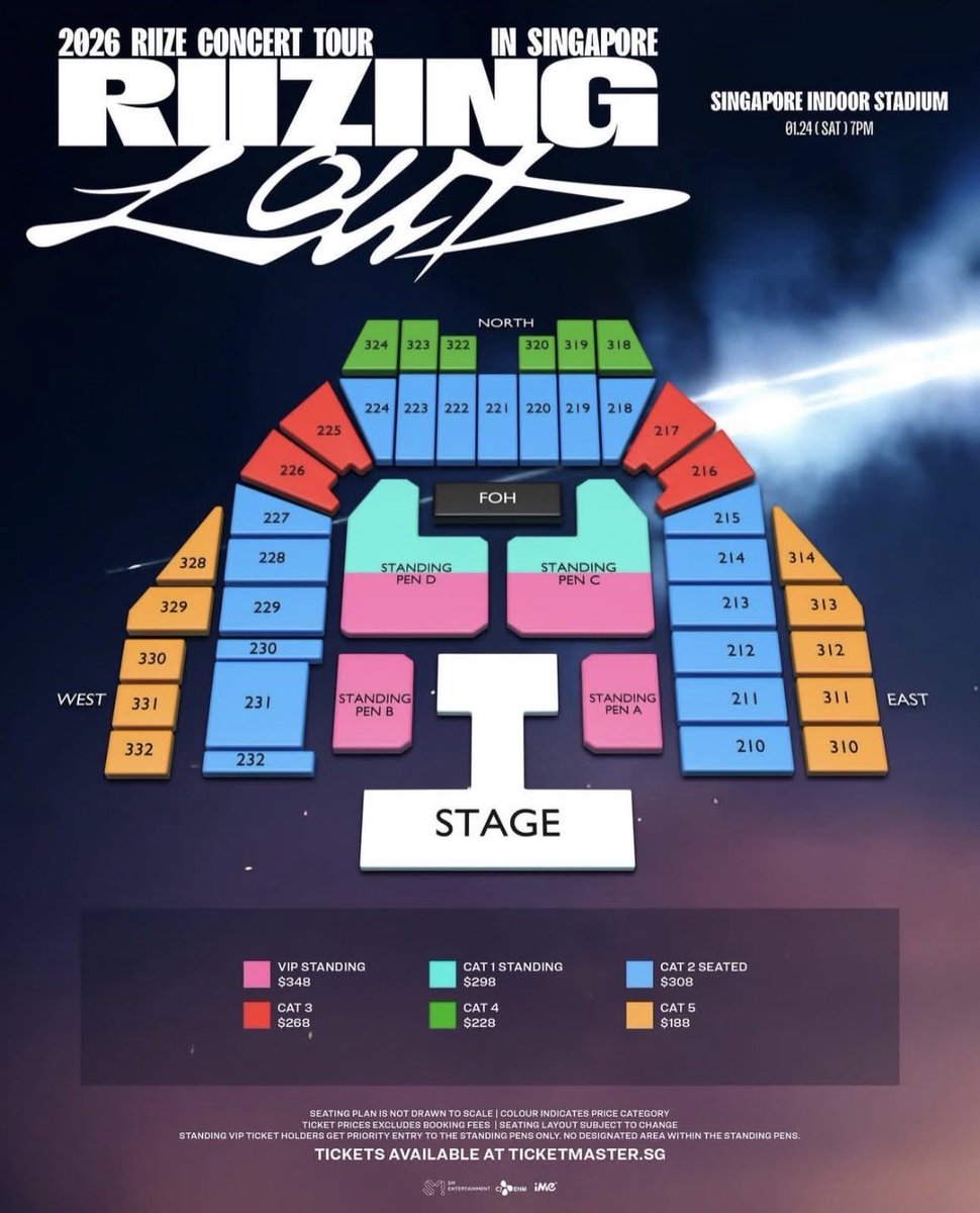 RIIZE 2025 concert [RIIZING LOUD] in Singapore🇸🇬ライズ