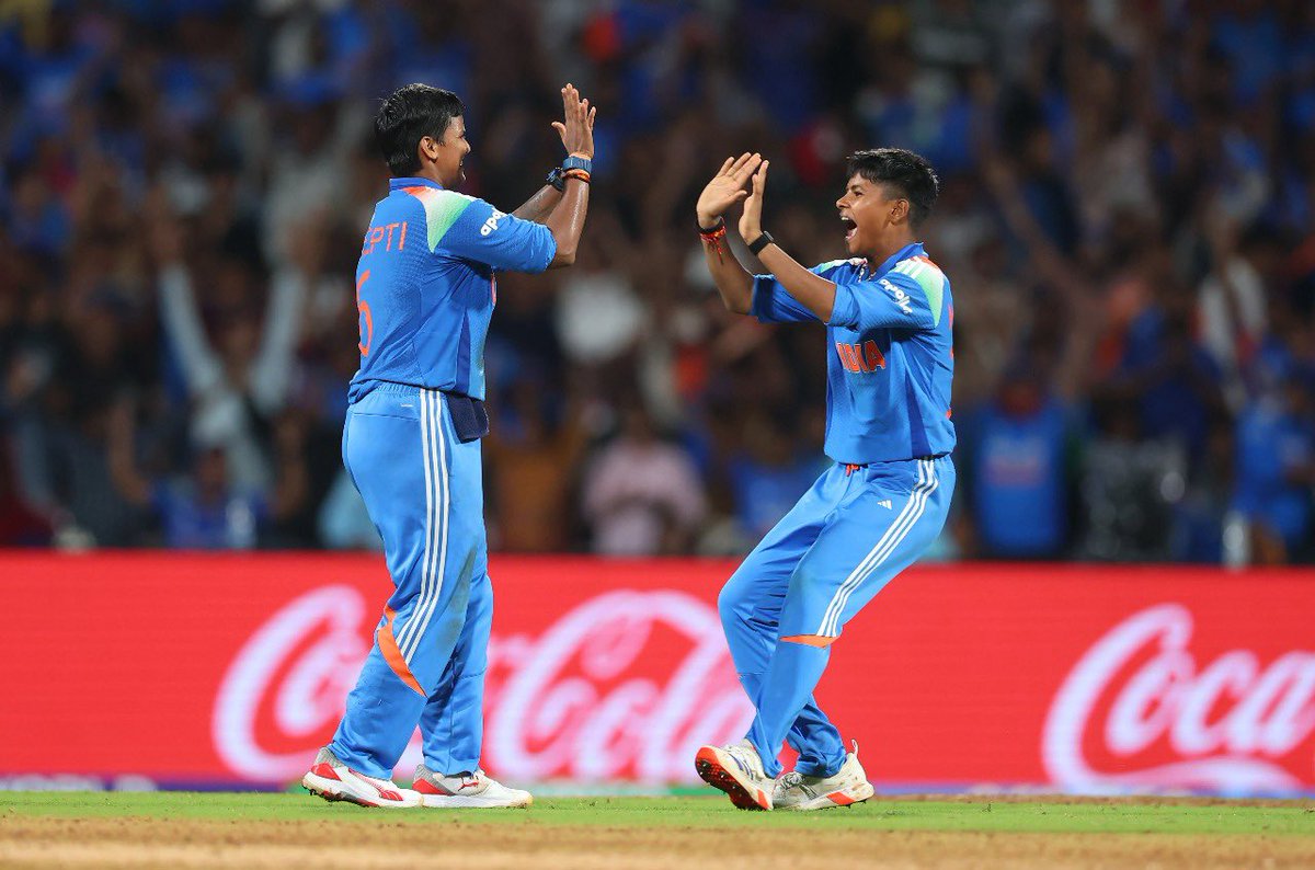 AwasthiAwanishK's tweet image. What a magnificent triumph by our women’s team in the ICC Women’s Cricket World Cup 2025 final! Their skill, steely confidence and outstanding teamwork lit up the tournament from start to finish. This victory — after years of chasing the dream — will be a beacon for aspiring…