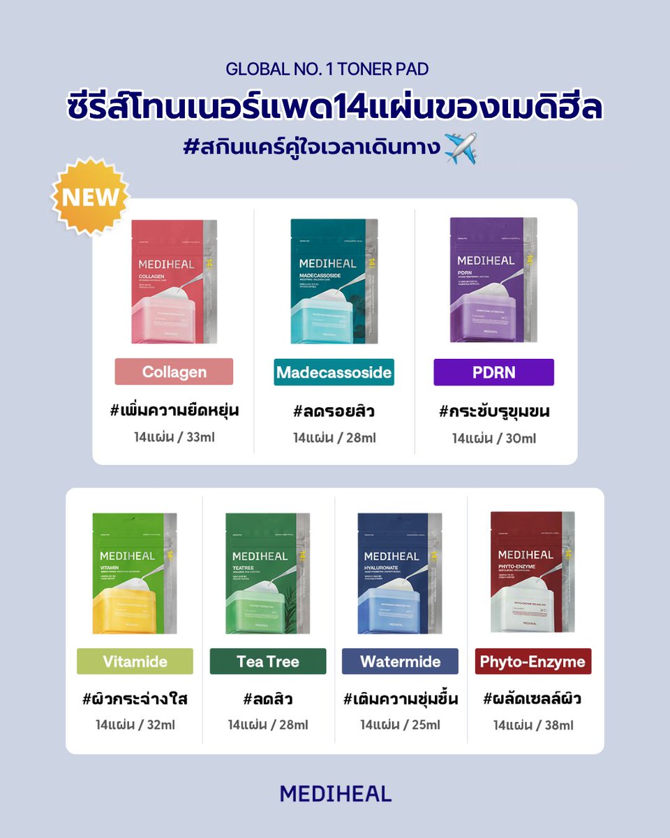 Mediheal_TH's tweet image. ร่วมส่งกำลังใจให้น้องโฟร์ท MEDIHEAL Toner Pad Ambassador กัน!

รางวัล 'Celebrity Creator of the Year' ใน TikTok Awards Thailand 2025 ต้องเป็นน้องโฟร์ทแน่นอน! ✨
โหวตน้องโฟร์ทแล้วลุ้นรับเซ็ตโทนเนอร์แพดขนาดใหม่จาก MEDIHEAL (14 แผ่น) ครบทั้ง 7 สูตร! 💙

📅 ระยะเวลาโหวต
วันนี้ ~ 5…