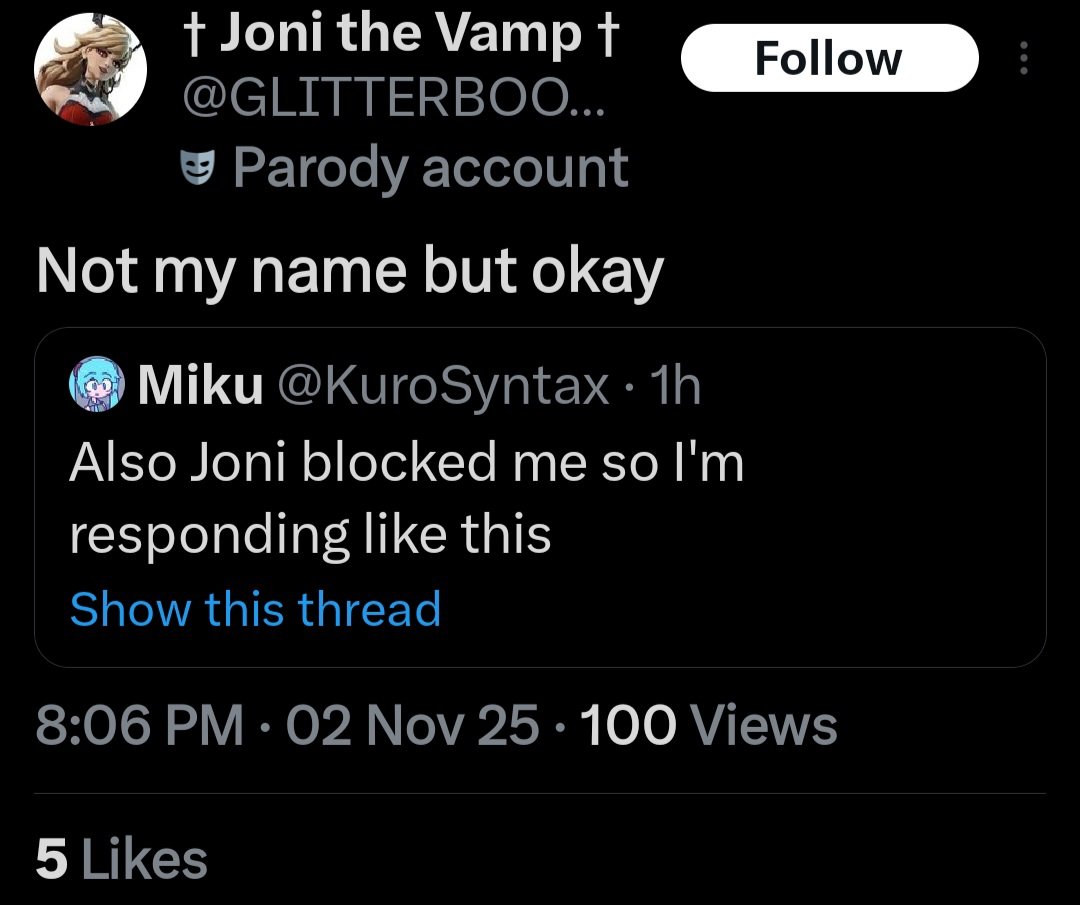 KuroSyntax's tweet image. I don&apos;t give a shit bro 😭

I don&apos;t know you, nor do I care enough to learn what your actual name is so I&apos;m just going to call people by their username. Don&apos;t expect everyone to know your real name because you&apos;re just some random person I saw on my TL