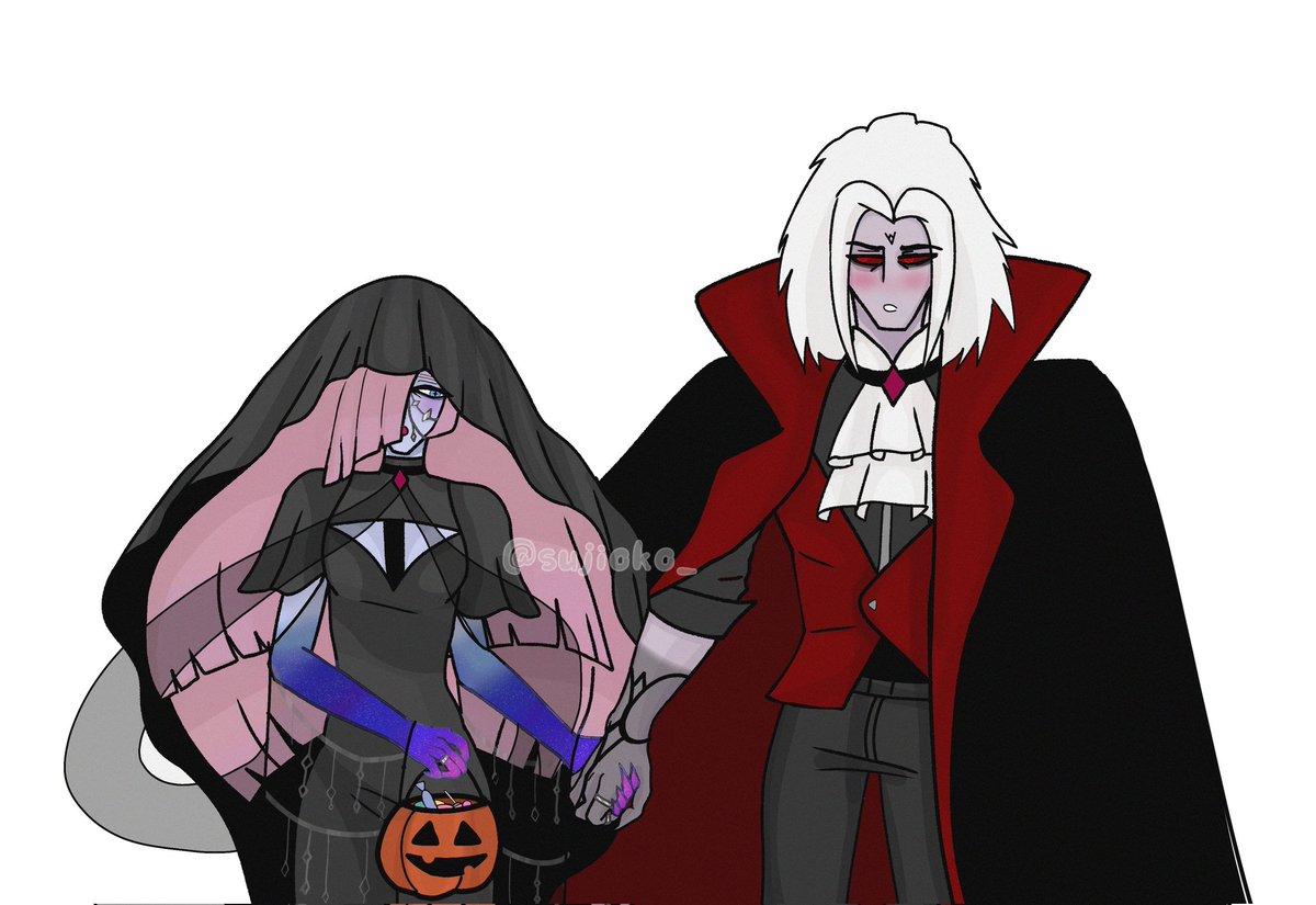 sujioko_'s tweet photo. #Novatis I think they looked cute together, I had to draw them holding hands in their Halloween costumes
#Martis #Novaria #mlbb #mobilelegends #mlbbfanart #Halloween2025 https://t.co/qM9SkanuYO