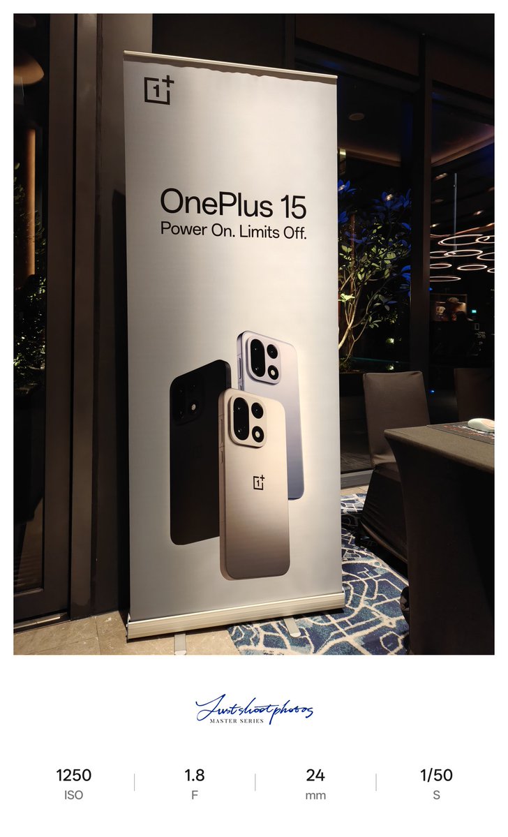 stufflistings's tweet image. Time for an interesting OnePlus 15 event today 😀
#ShotOnOnePlus #OnePlusOverpower #OPGamingCore