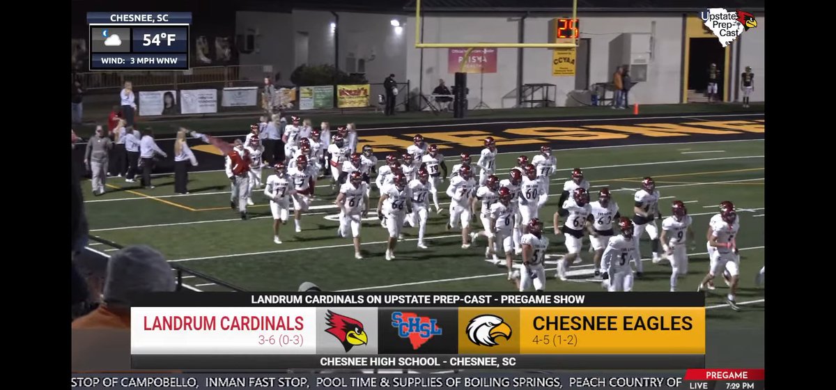 RadioLHS's tweet image. Thank you to everyone who watched Landrum Cardinals Football on Upstate Prep-Cast this season!  

Please read our thank you letter below and see scenes from our broadcasts.  

Check out our YouTube Channel and subscribe at youtube.com/@lhsonupc

See you next year!