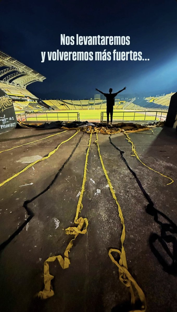 Nos levantaremos
Y volveremos más fuertes…🟨⬛️