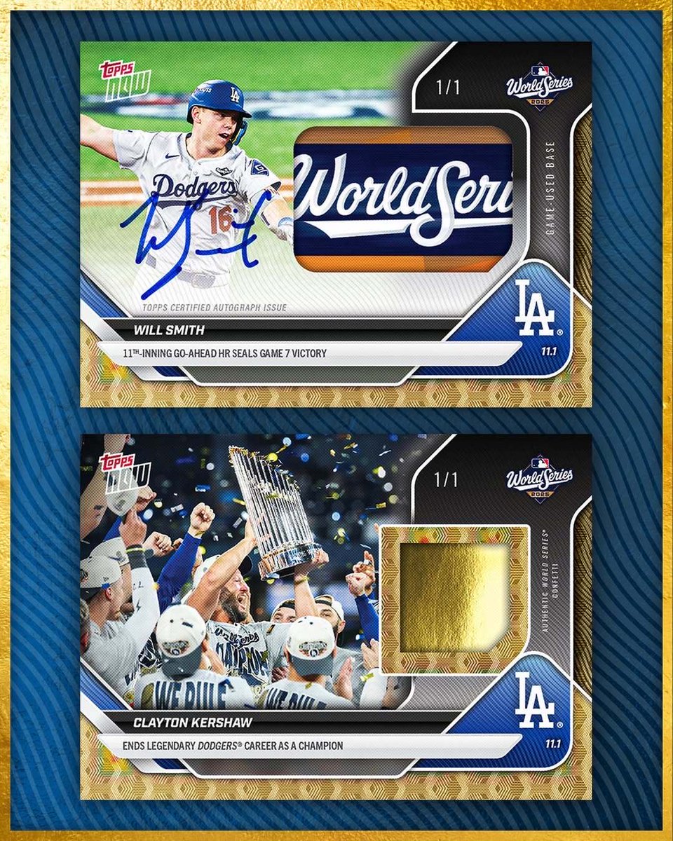 歴史的な第7戦を刻んだトレーディングカード！🏆🔥 名場面、名写真が