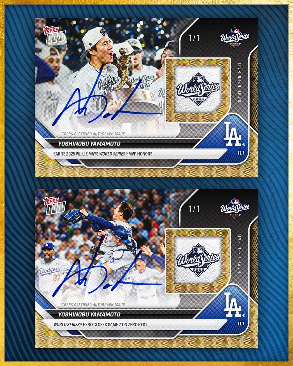 歴史的な第7戦を刻んだトレーディングカード！🏆🔥 名場面、名写真が