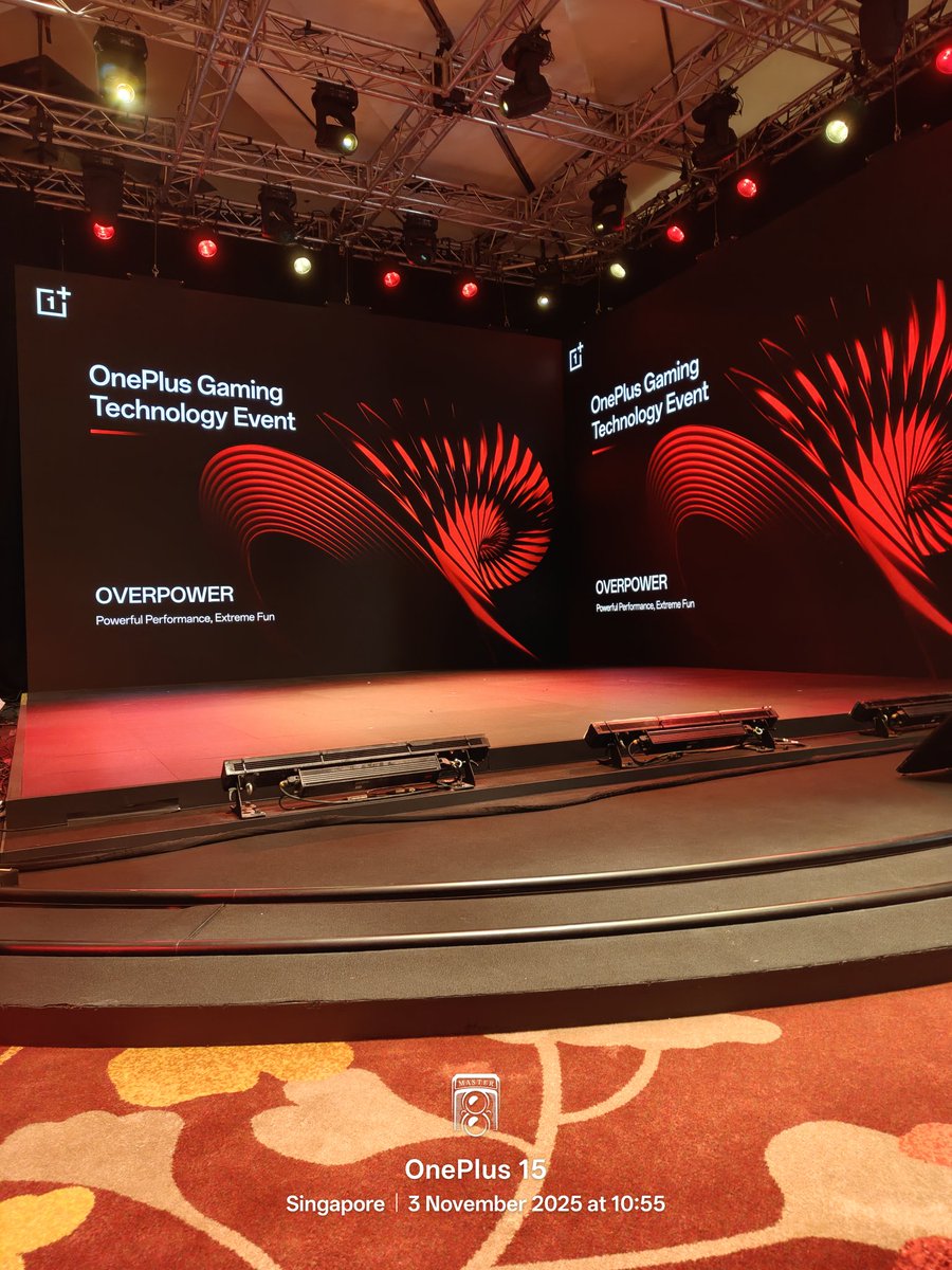 stufflistings's tweet image. Here at the OnePlus Gaming Technology Event 😀
Let&apos;s see what&apos;s in store.

#ShotOnOnePlus #OnePlusOverpower #OPGamingCore